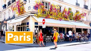 Paris France - HDR walking in Paris- Summer 2023 - Le Marais - 4K HDR 60 fps