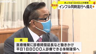 コロナとインフル“同時流行”見据え　平日に1日8000人診療できる体制を確保する方針　石川県