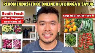 REKOMENDASI TOKO ONLINE BIJI BUNGA \u0026 SAYUR