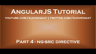 AngularJS ng src directive