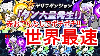 【パズドラ】タン大量発生！世界最速（覚醒ラー＆ポチポチ）【スキル継承】