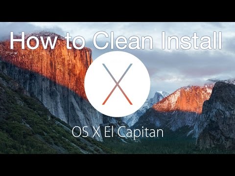 How to Clean Install OS X El Capitan How to Clean Install OS X El Capitan
