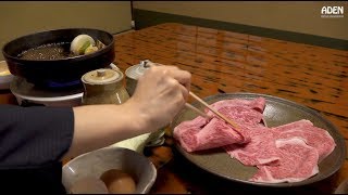High-end Sukiyaki in Tokyo - Wagyu Beef in Japan