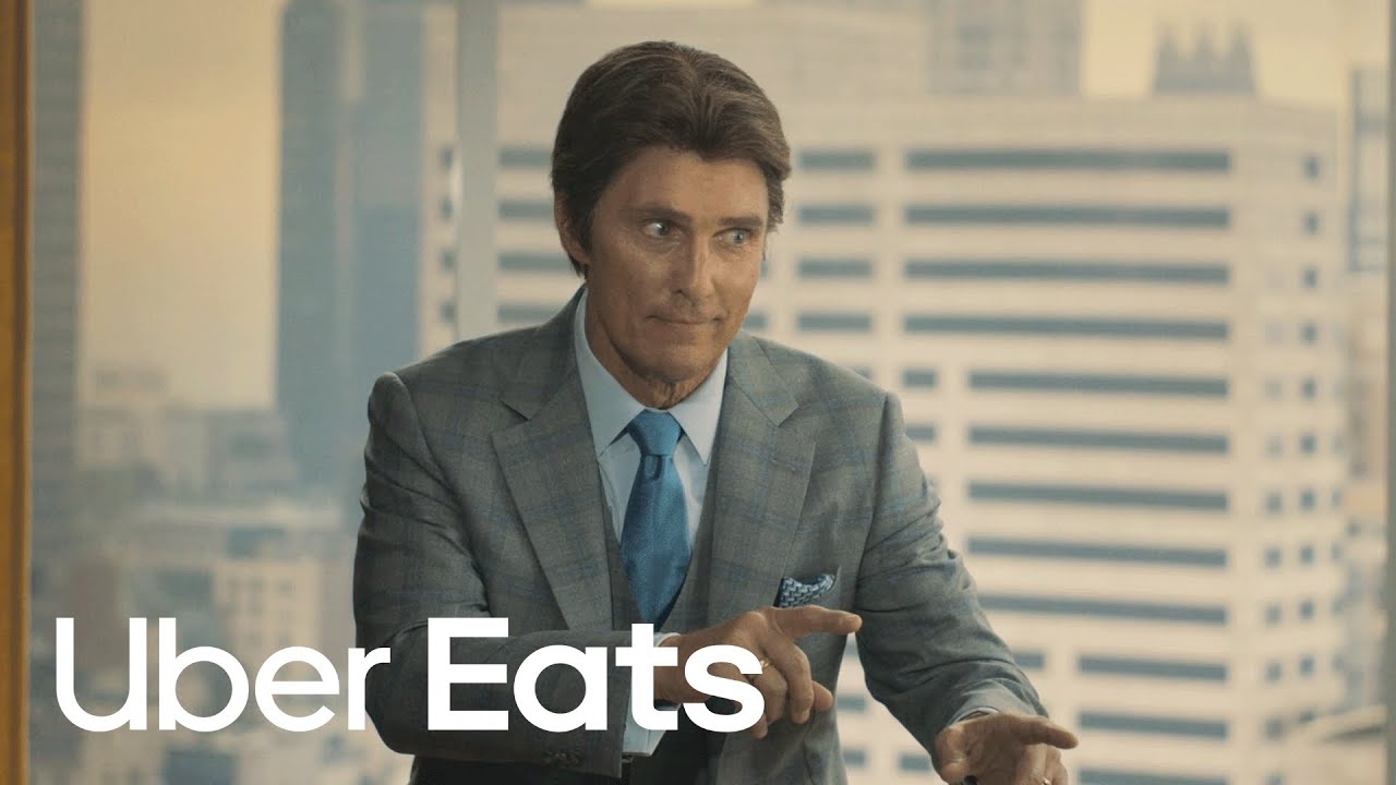 Ad Meter Buzz Uber Eats Matthew Mcconaughey Ad Makes Internet Waves
