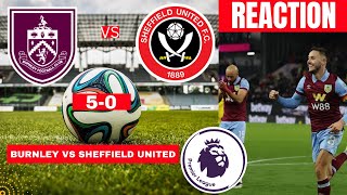 Burnley vs Sheffield United 5-0 Live Stream Premier League Football EPL Match Score Highlights 2023