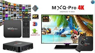 MXQ Pro 4K Android TV Box Unboxing And Full Review