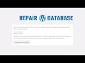 How to Repair and Optimize Your WordPress Database Automatically