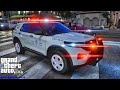 Playing GTA 5 As A POLICE OFFICER Highway Patrol|| Rhode Island|| GTA 5 Lspdfr Mod|  4K