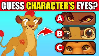 Guess The Lion Guard Characters By Their Eyes? 👀🦁| Kion, Pumbaa, Timon, Simba, Kiara, Rafiki, Scar