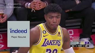 Lakers fans give Anthony Davis & Rui Hachimura (debut) a standing ovation
