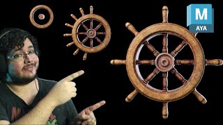 Model and Animate with Maya 2024 | Modelling a Ships Helm