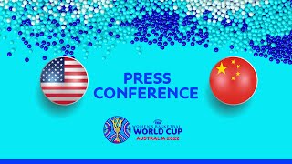 USA v China - Press Conference | FIBA Women's Basketball World Cup 2022