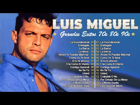 Luis Miguel 90s Sus Exitos Romanticos – Mejores Canciones – Mix Romanticos