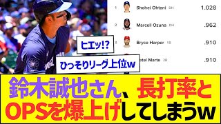 鈴木誠也さん、長打率とOPSを爆上げしてしまうw【プロ野球なんJ反応】