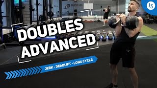 Kettlebell Workout - 35 Minutes Minutes For Advanced Lifters w/ Doubles