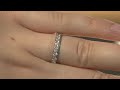 wr2081 0.65 carat grain set ladies diamond wedding ring