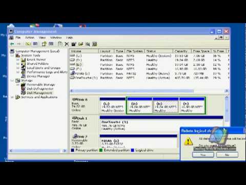 Hard Disk repartitioning using Disk management tool Hard Disk repartitioning using Disk management tool