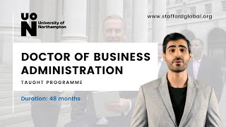 University of Northampton DBA – Doctor of Business Administration