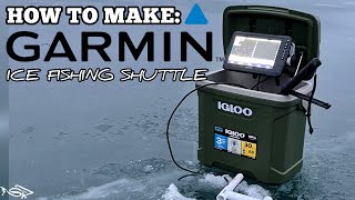EASY DIY Portable Garmin Ice Fishing Sonar | Best Livescope Panoptix Setup