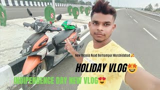 Finally my new Scooter Ride 😁 korlam With Indipendence Day ||New Bypass Road Vlogs Video|| Esl Vlogs