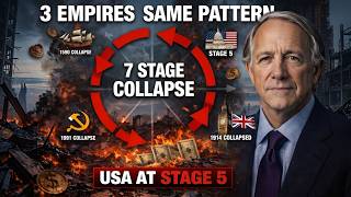 Ray Dalio's | The 7-Stage Collapse Pattern: Spain, Britain, USSR... USA Is At Stage 5