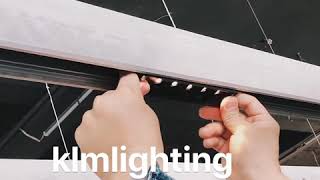 Magnetic lighting system | DALI magnetic track light lighting system | Architectural LED Magnetic