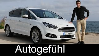 All-new Ford S-MAX 2016 MPV test driven FULL REVIEW - Autogefühl