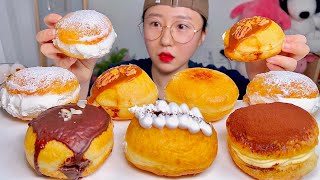 Pyrma donuts 🍩 various donuts 🍫 donuts Eating Show. Dessert Mukbang