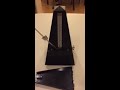 wittner plastic casing metronome without bell black demonstration