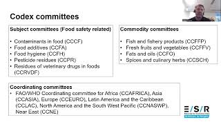 NZFSSRC Food Science Seminar Spotlight on 'Food Safety Risk Analysis at an International Level'