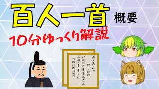 【ゆっくり解説】百人一首 概要