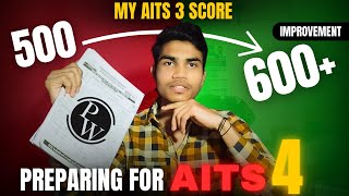 Improved My Marks Upto 600+ in AITS🔥| NEET STUDY VLOG | My AITS 3 Marks ? | #neet2025