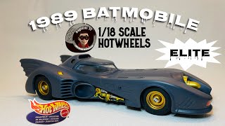 オトナのオモチャ！？ホットウィールズから漆黒のマッドマシン、1989バットモービル エリート版 1/18スケールでレビュー！