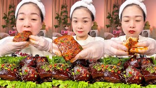 ASMR Mukbang today I'm eating Korean spicy fish #asmreating #mukbang #hebahefood