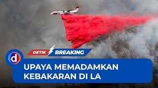 Pesawat Tanker Diterjunkan untuk Padamkan Kebakaran Los Angeles