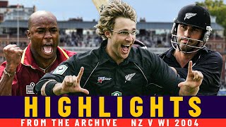 Vettori Brilliance & Superb New Zealand Fielding Wins Natwest Final! | Classic ODI | NZ v WI 2004