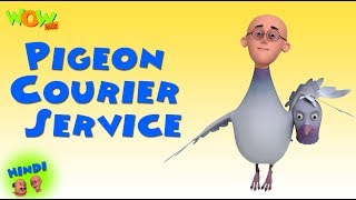 Motu Patlu Cartoons In Hindi |  Animated cartoon | Pigeon courier service | Wow Kidz