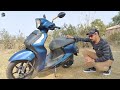 yamaha fascino 125 fi hybrid mileage test video fascino 125 mileage ride review new hindi