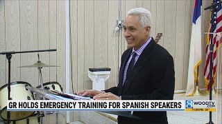 Grand Rapids provides emergency training in Spanish
