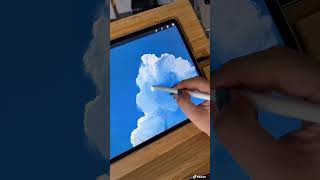 Watercolor Clouds Tutorial! #procreate #digitalillustration #procreatetutorial #procreate101