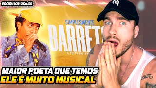 (O MAIOR POETA!) PRODUTOR REAGE SIMPLESMENTE BARRETO (Batalha de Rimas)! (REACT)