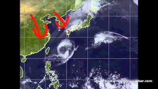 Severe Tropical Storm Prapiroon Hits Japan along with a Frontal Area