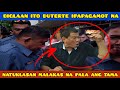 BIGLAAN DUTERTE DADALHIN NA SA PAGAMOTAN  NATUKLASAN MALAKAS NA ANG TAMA ? #raffytulfoinaction