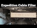 How To Change A 2018 - 2021 Ford Expedition Cabin Air filter - Replace Remove Replacement Location