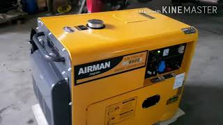 Airman 8KVA 230V 50Hz 3000RPM super silent ATS Remote Control