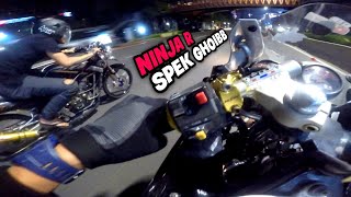 NIGHTRACE SUDIRMAN, NINJA RR GUE NEKAT ADU GAS SAMA NINJA R BERSPEK❗GUE GAK AKAN TAKUT