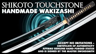 TrueSwords: The Savagely Beautiful Shikoto Touchstone Handmade Wakizashi