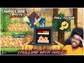 Trolling ONFIRE with Minecraft Hacks | Full to Fun | Minecraft in Telugu | Maddy Telugu Gamer