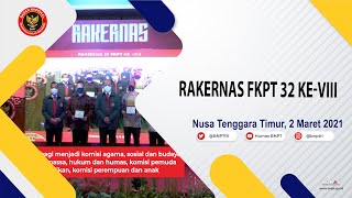 RAKERNAS FKPT 32 KE-VIII DI NTT