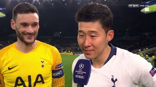 "The crowd pushed us to victory!" Son and Lloris react to Spurs 1-0 Man City